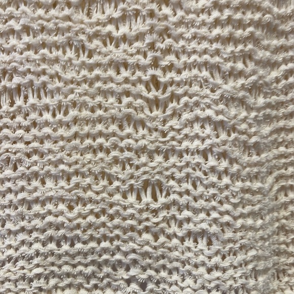 *SOLD* John + Jenn Open knit sleeveless front sweater - small - Picture 4 of 6